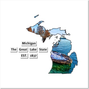 Michigan USA Posters and Art